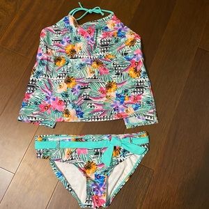 Raisins floral tankini set